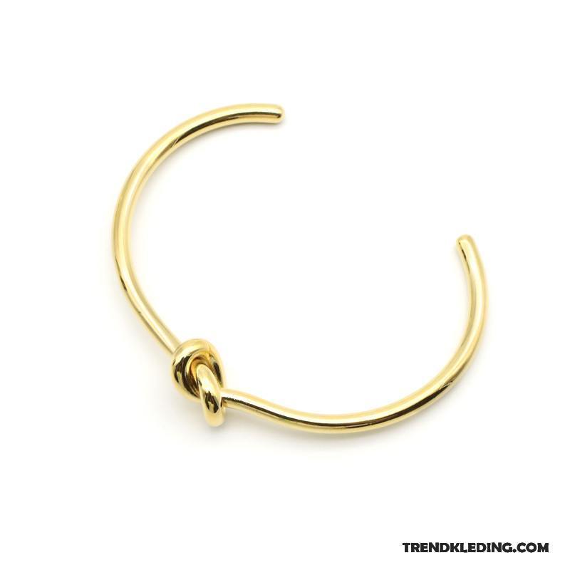 Armband Dames Trend Verstelbaar Europa Armbanden Mode Eenvoudig Zilver Gouden