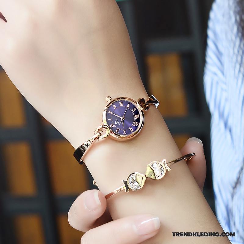 Horloge Dames Ketting Waterdicht Genereus Armbanden Trend Eenvoudig Goud