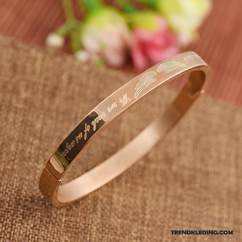 Armband Dames Accessoires Verjaardag Armbanden Mode Geschenk Lovers Roze Gouden