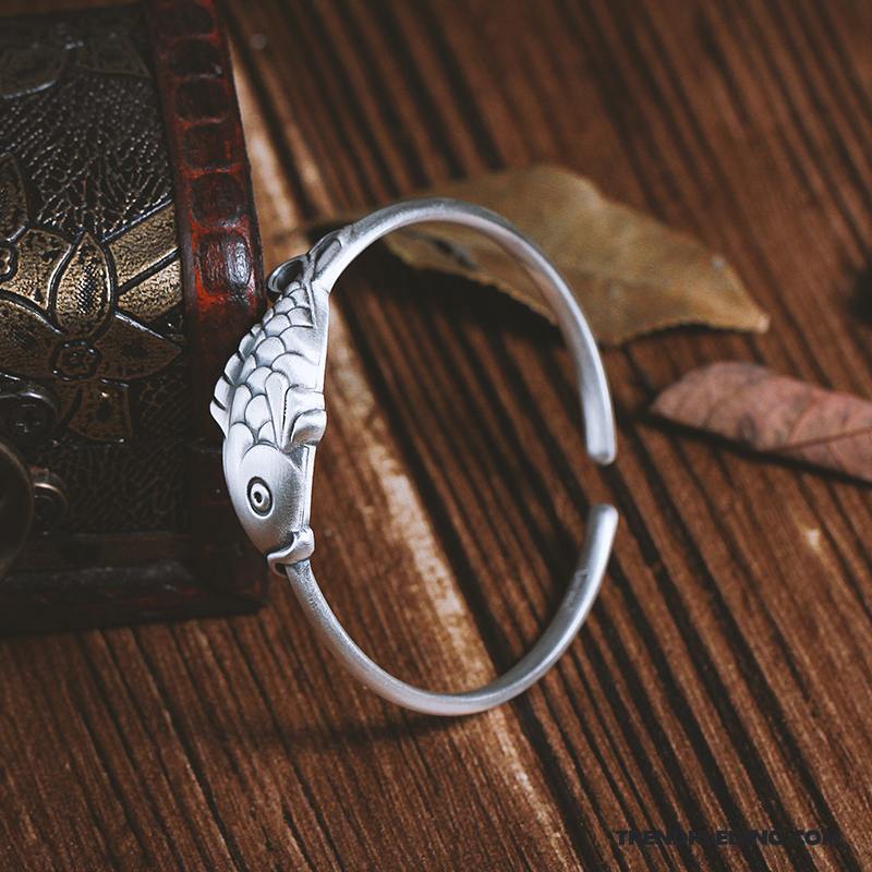 Armband Dames Vintage Armbanden Etnische Mini Geschenk Persoonlijkheid Zilver