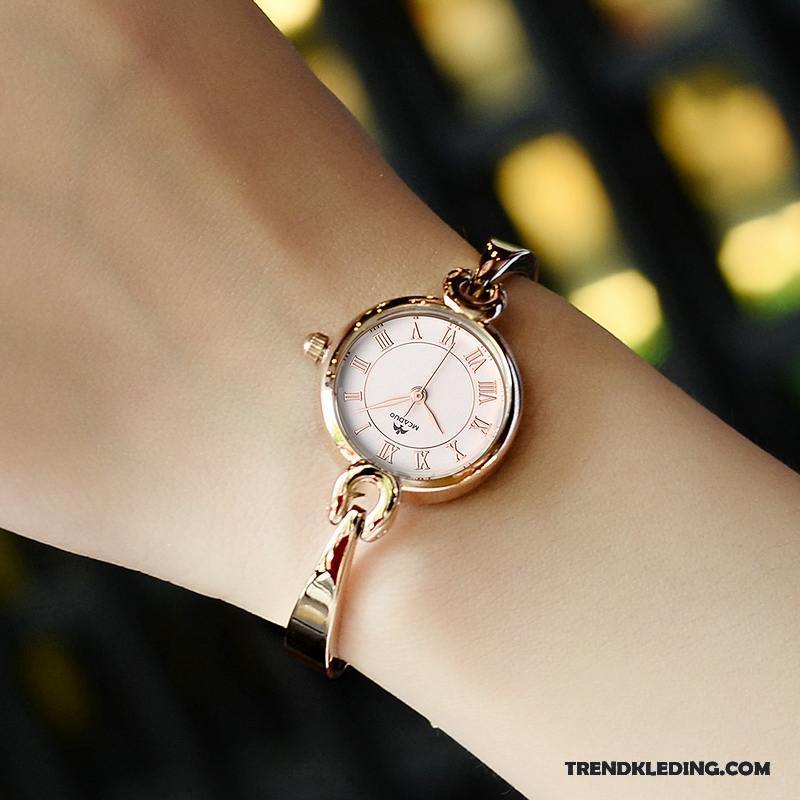 Horloge Dames Ketting Waterdicht Genereus Armbanden Trend Eenvoudig Goud