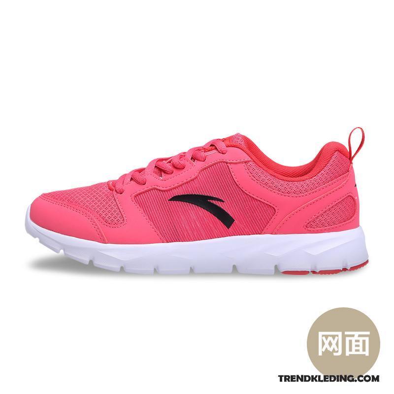 Sportschoenen Dames Vrouwen Casual Loopschoenen Lichte Echte Voorjaar Roze Rood