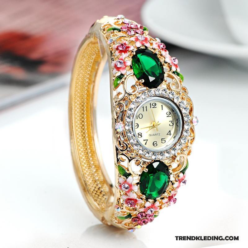 Armband Dames Accessoires Mode Strass Persoonlijkheid Etnische Vintage Gouden