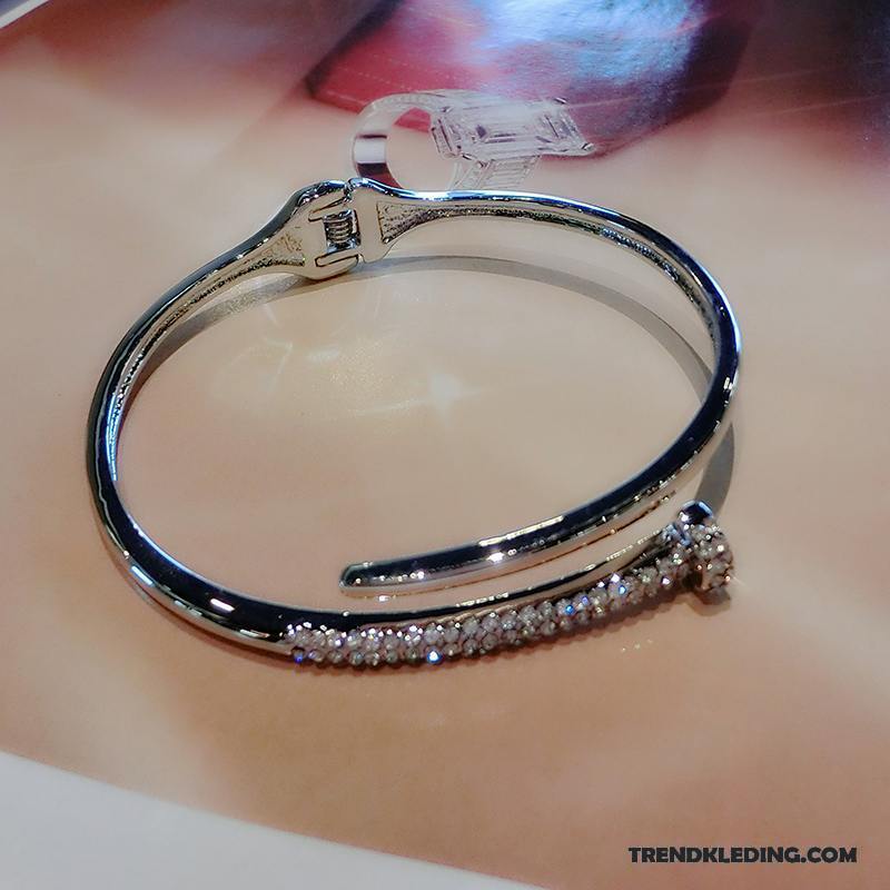 Armband Dames Accessoires Strass Mode Armbanden Elegante Persoonlijkheid Gouden