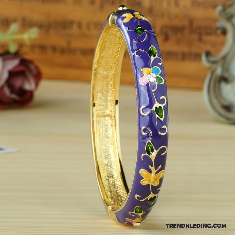 Armband Dames Europa Mode Armbanden Accessoires Persoonlijkheid Etnische Blauw Groen