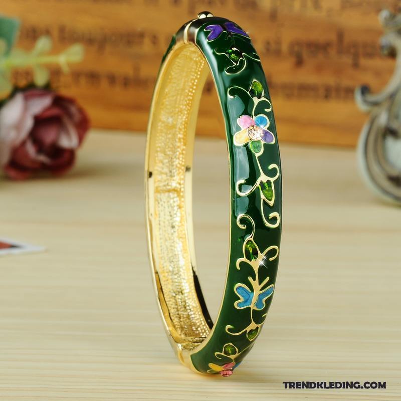 Armband Dames Europa Mode Armbanden Accessoires Persoonlijkheid Etnische Blauw Groen