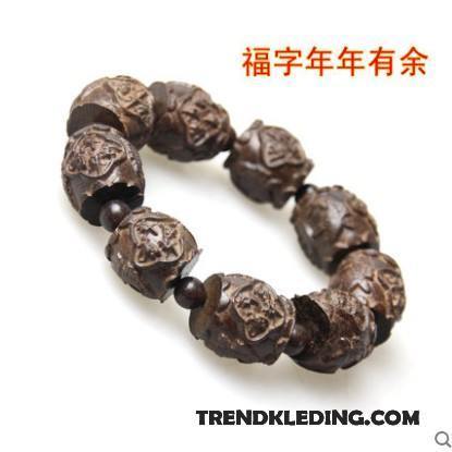 Armband Dames Hout Kwaliteit Bloemen Perzik Hout Heren Armbanden