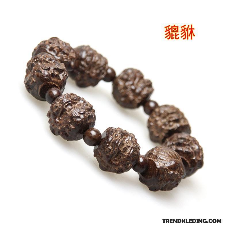 Armband Dames Hout Kwaliteit Bloemen Perzik Hout Heren Armbanden