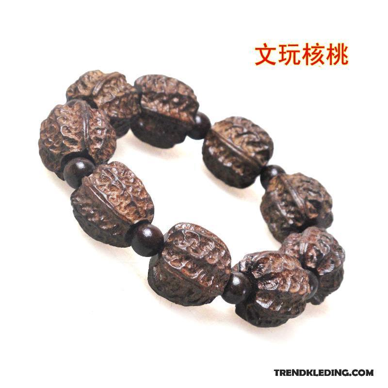 Armband Dames Hout Kwaliteit Bloemen Perzik Hout Heren Armbanden