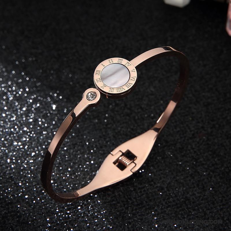 Armband Dames Mode Horloge Armbanden Accessoires Kleur Lovers Roze Gouden