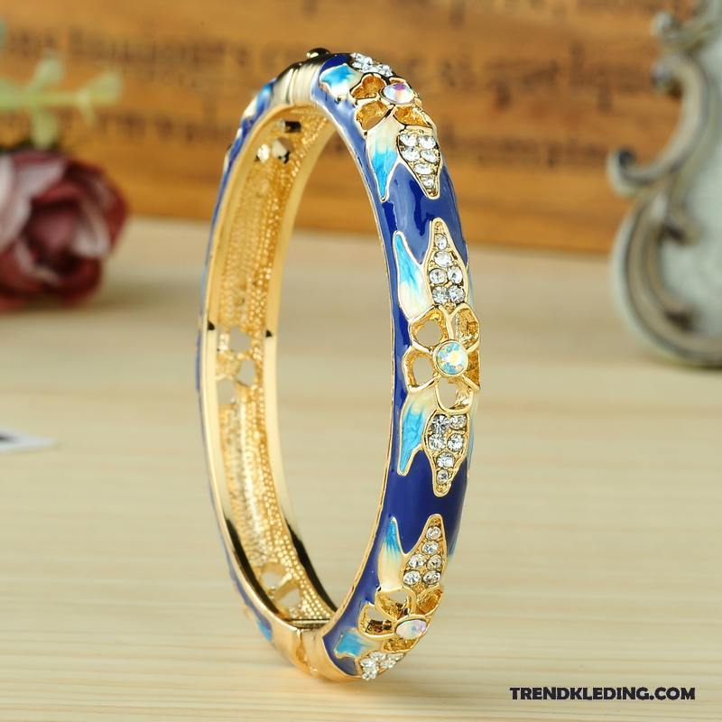 Armband Dames Persoonlijkheid Mode Alle Wedstrijden Armbanden Accessoires Fijne Blauw Goud