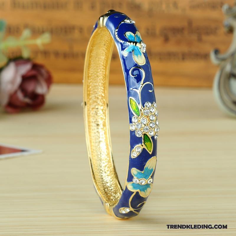 Armband Dames Persoonlijkheid Mode Alle Wedstrijden Armbanden Accessoires Fijne Blauw Goud