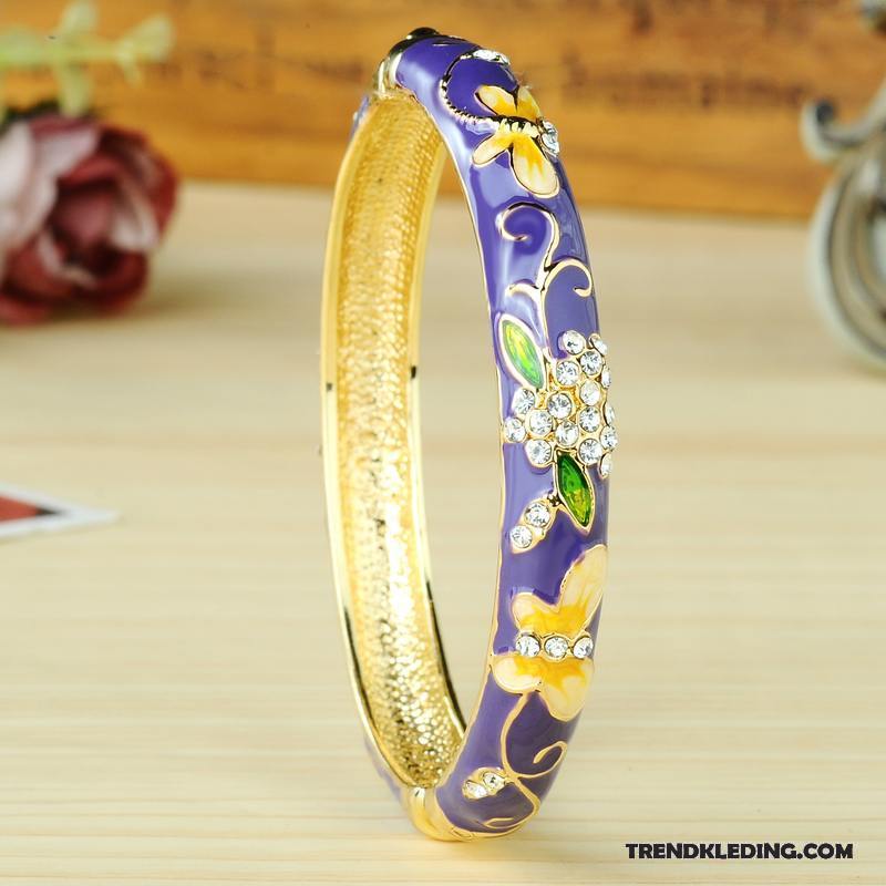 Armband Dames Persoonlijkheid Mode Alle Wedstrijden Armbanden Accessoires Fijne Blauw Goud