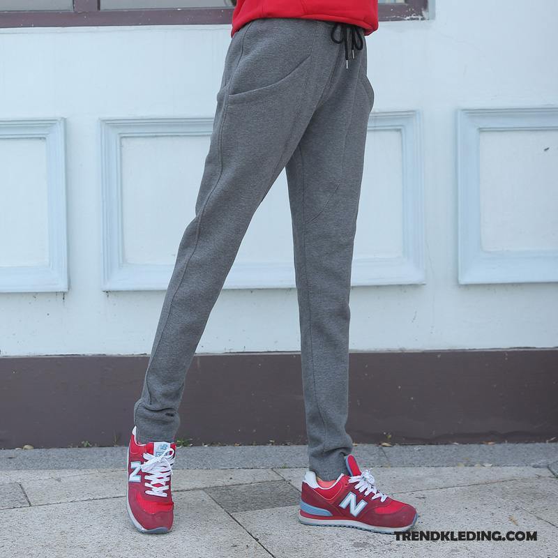 Broek Dames Harlan Casual Herfst Joggingbroek Mini Voorjaar Grijs
