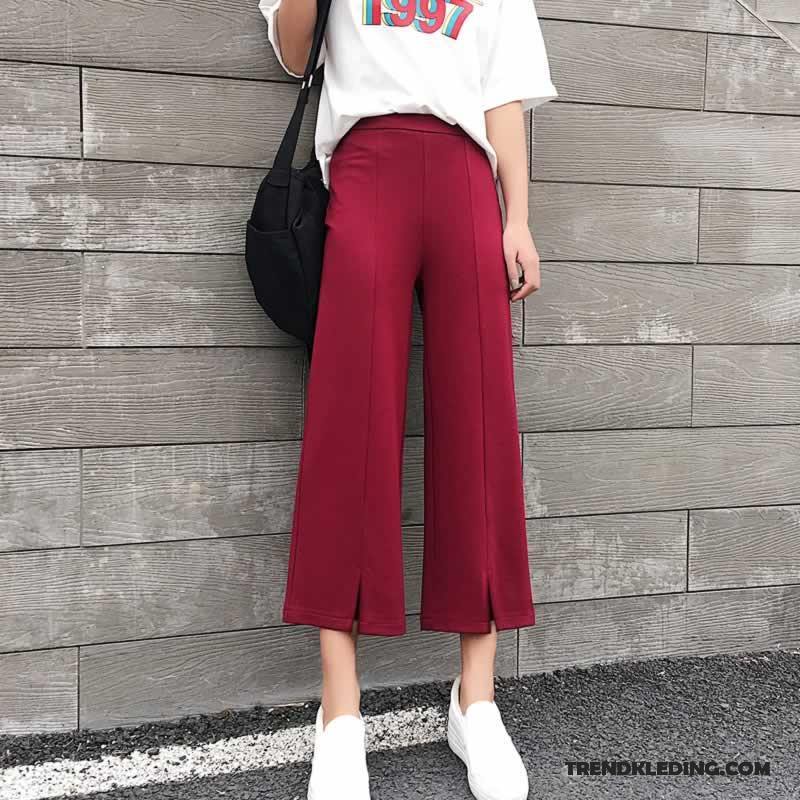 Broek Dames Nieuw Voorjaar 2018 Rechtdoor Zomer Wit