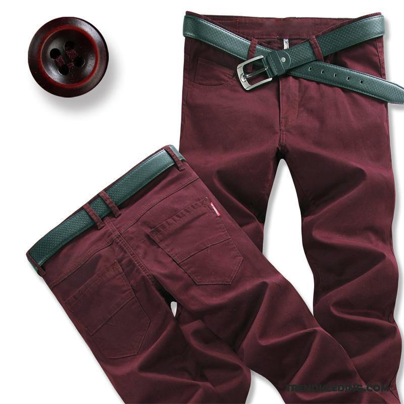 Broek Heren Losse Casual Broek Slim Fit Elastiek Lange Jeugd Zwart Grijs