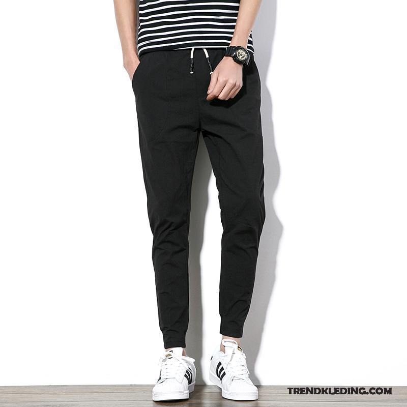 Broek Heren Slim Fit Mini Sport Trend Voorjaar Nieuw Grijs