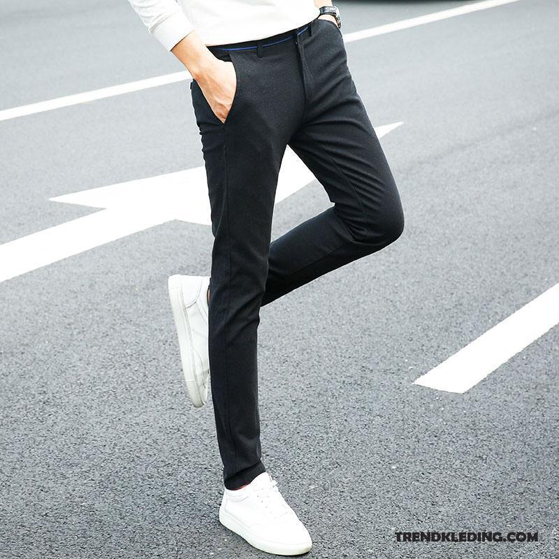 Broek Heren Slim Fit Nieuw 2018 Lange Mini Trend Grijs