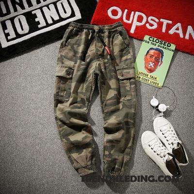 Cargobroek Heren Casual Broek Herfst Jeugd Joggingbroek Trend Losse Camouflage