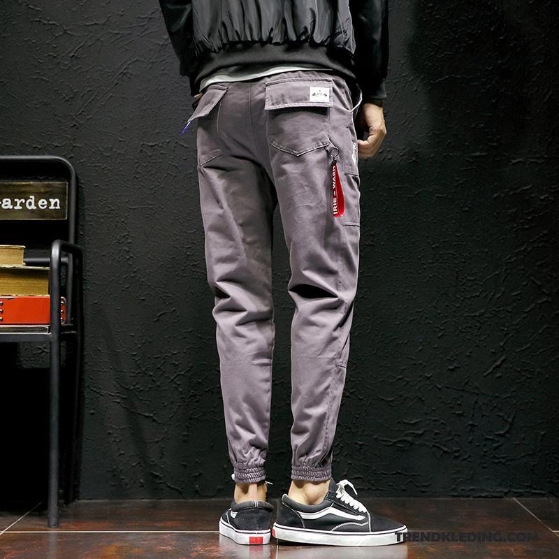 Cargobroek Heren Nieuw Casual Broek 2018 Mannelijk Trend Vet Lichtgroen