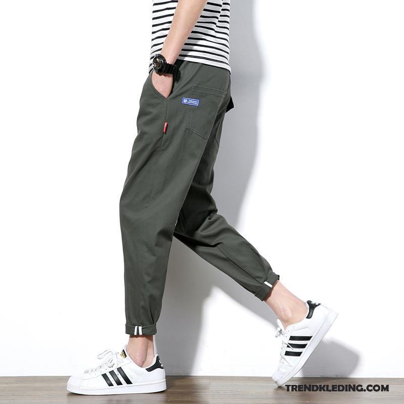 Cargobroek Heren Zomer Losse 2018 Sport Mini Cargo Broek Zwart