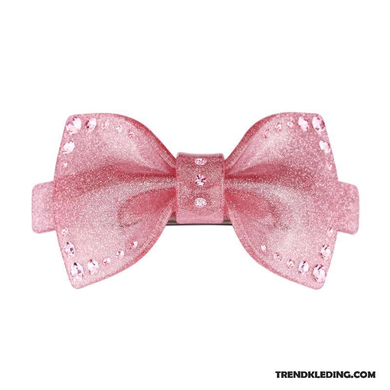Haarspeld Dames Veerklemmen Haaraccessoires Paardenstaart Haarclip Vlinderdas Hoofdtooi