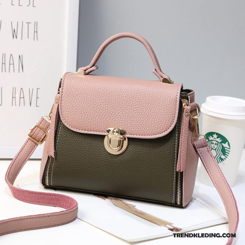 Handtas Dames Alle Wedstrijden Nieuw Mini Trend 2018 Mode Rood Zwart