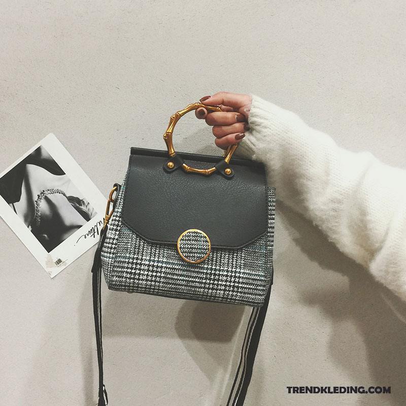 Handtas Dames Eenvoudig Mini Trend Messenger Tas Nieuw 2018 Bruine