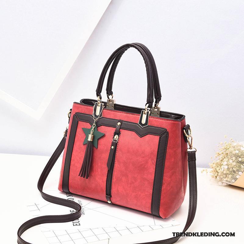 Handtas Dames Messenger Tas 2018 Mode Mini Alle Wedstrijden Trend Rood