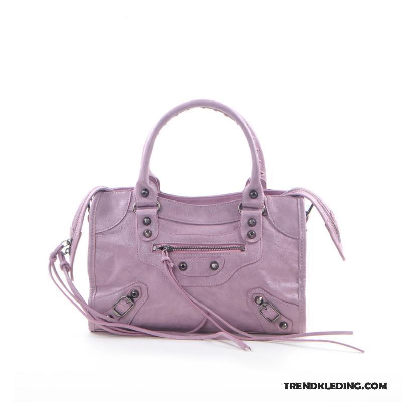 Handtas Dames Messenger Tas Nieuwe Kwasten Mini Gemiddelde Grijs