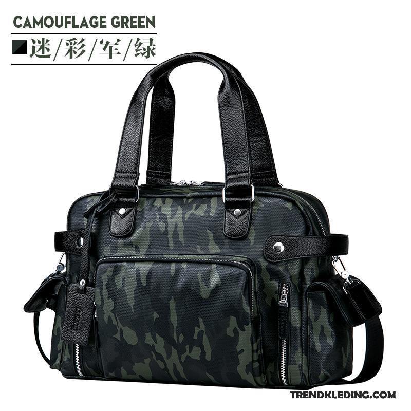 Handtas Heren Trend Reizen Messenger Tas Nieuw Casual Legergroene Camouflage