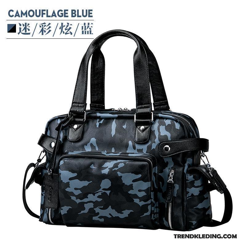 Handtas Heren Trend Reizen Messenger Tas Nieuw Casual Legergroene Camouflage