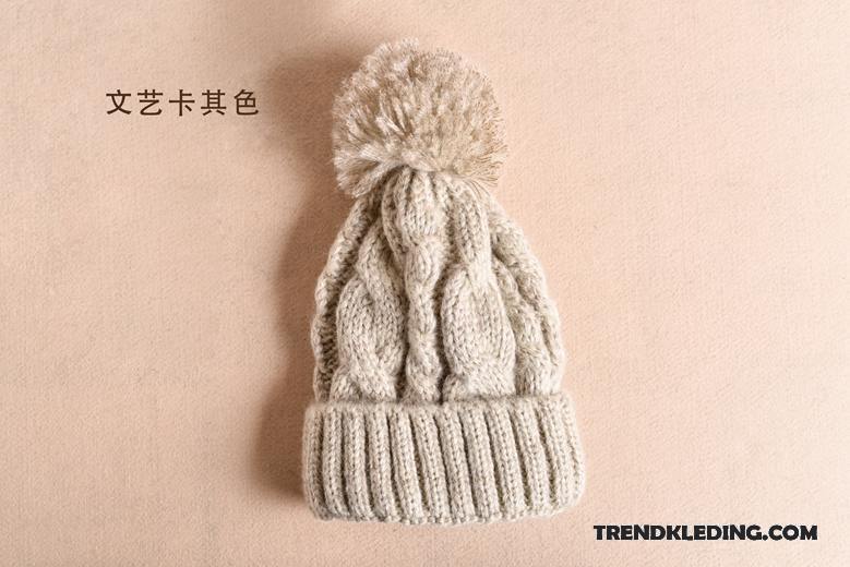 Hoed Dames Alle Wedstrijden Gehoorbescherming Casual Student Winter Schattig Zwart