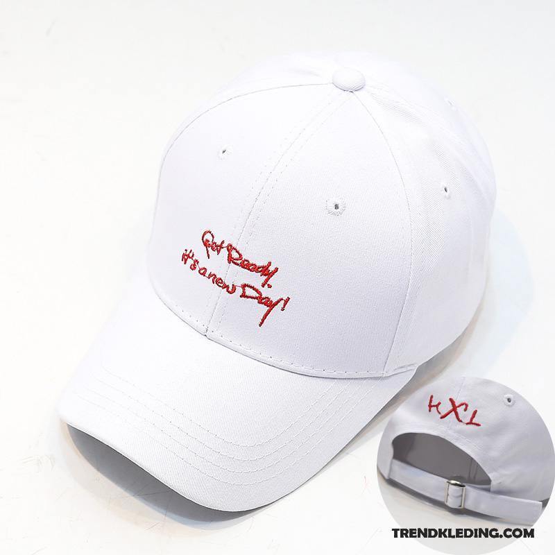 Hoed Heren Alle Wedstrijden Honkbal Hoed Trend Petten Lovers Dames Wit