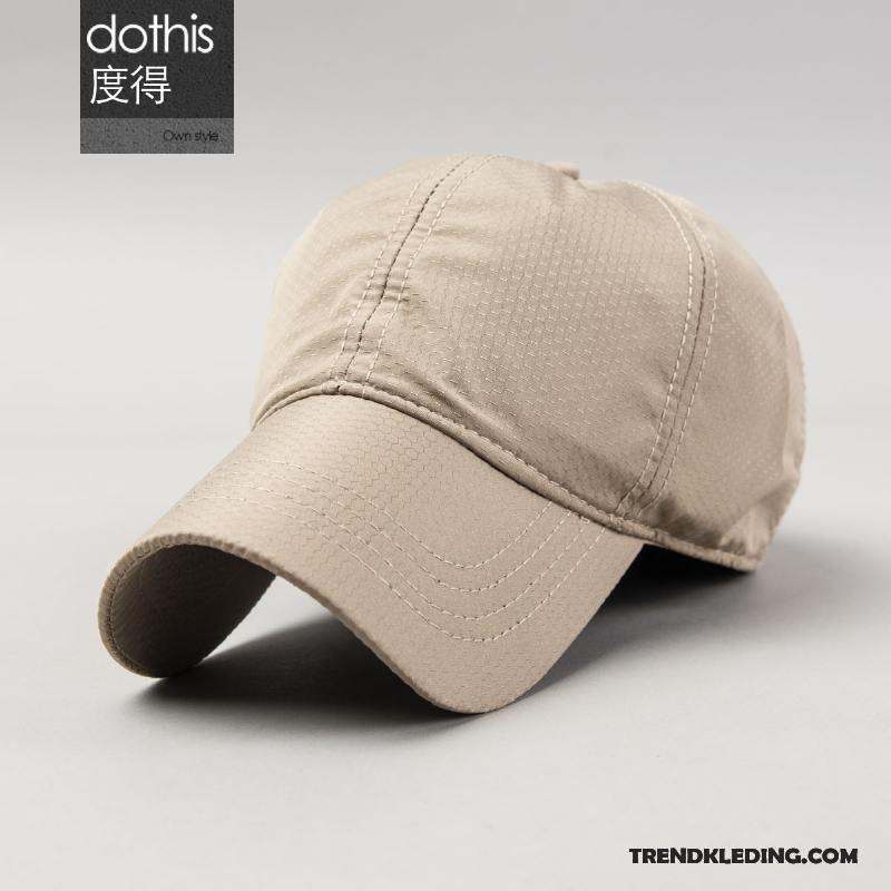 Hoed Heren Droog Snel Honkbal Hoed Student Petten Trend Zomer Beige