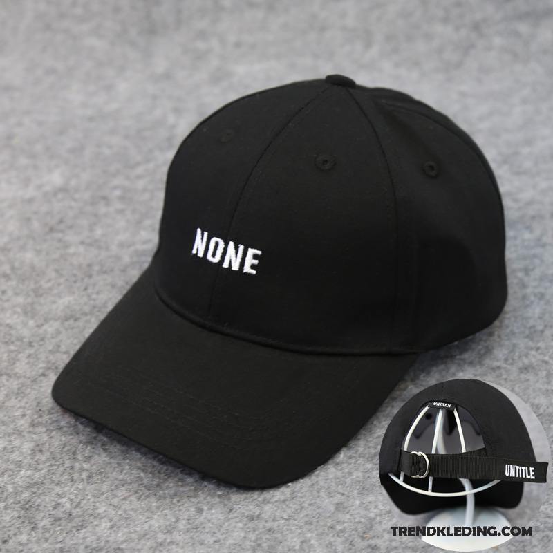 Hoed Heren Honkbal Hoed Alle Wedstrijden Dames Zomer Hiphop Student Rood Wit