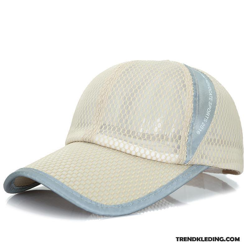 Hoed Heren Zomer Casual Honkbal Hoed Lovers Ademend Zon Zwart