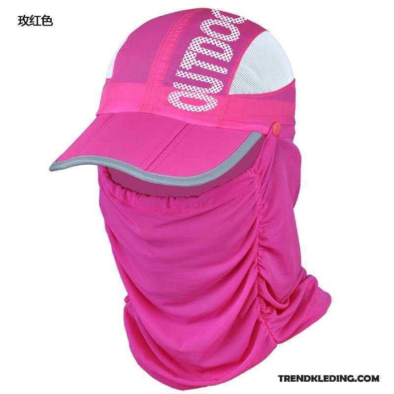 Hoed Heren Zonnebrandcrème Sport Dames Outdoor Zonnehoeden Zomer Roze