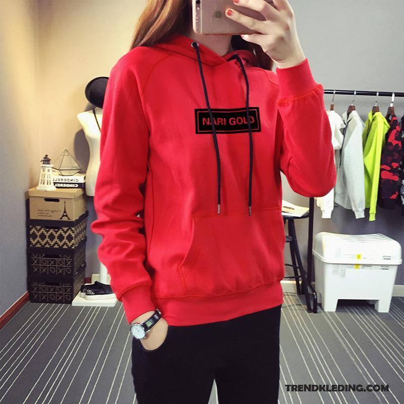 Hoodie Dames 2018 Losse Nieuw Lange Mouwen Trend Jas Zwart