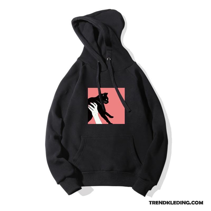 Hoodie Dames Nieuw Voorjaar Losse 2018 Student Jasje Zwart