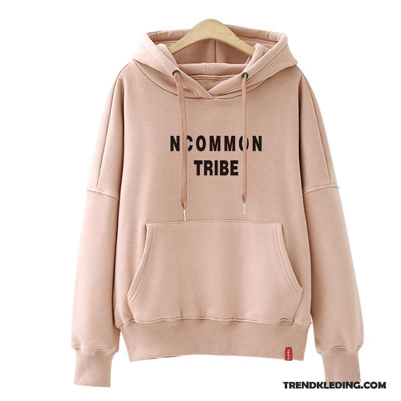 Hoodie Dames Trend Student Voorjaar Nieuw 2018 Losse Rood Zwart