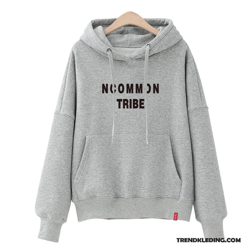 Hoodie Dames Trend Student Voorjaar Nieuw 2018 Losse Rood Zwart