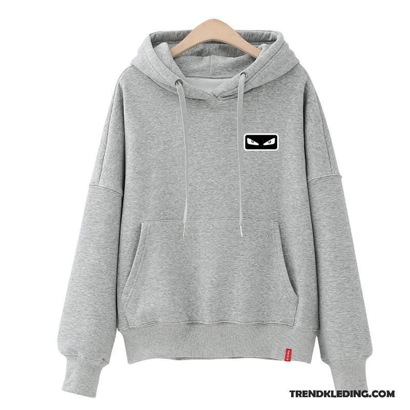 Hoodie Dames Trend Student Voorjaar Nieuw 2018 Losse Rood Zwart