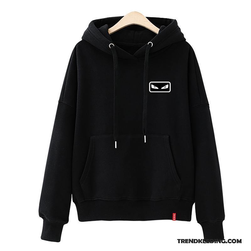 Hoodie Dames Trend Student Voorjaar Nieuw 2018 Losse Rood Zwart