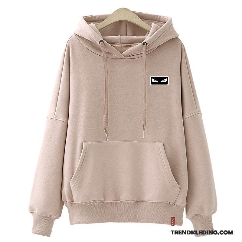 Hoodie Dames Trend Student Voorjaar Nieuw 2018 Losse Rood Zwart