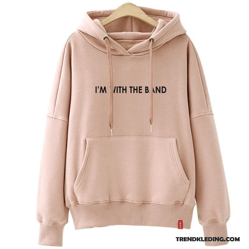 Hoodie Dames Trend Student Voorjaar Nieuw 2018 Losse Rood Zwart