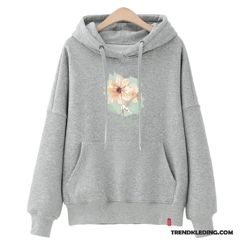 Hoodie Dames Trend Student Voorjaar Nieuw 2018 Losse Rood Zwart