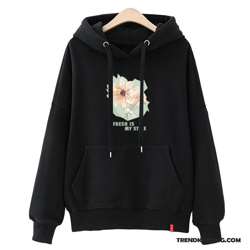 Hoodie Dames Trend Student Voorjaar Nieuw 2018 Losse Rood Zwart