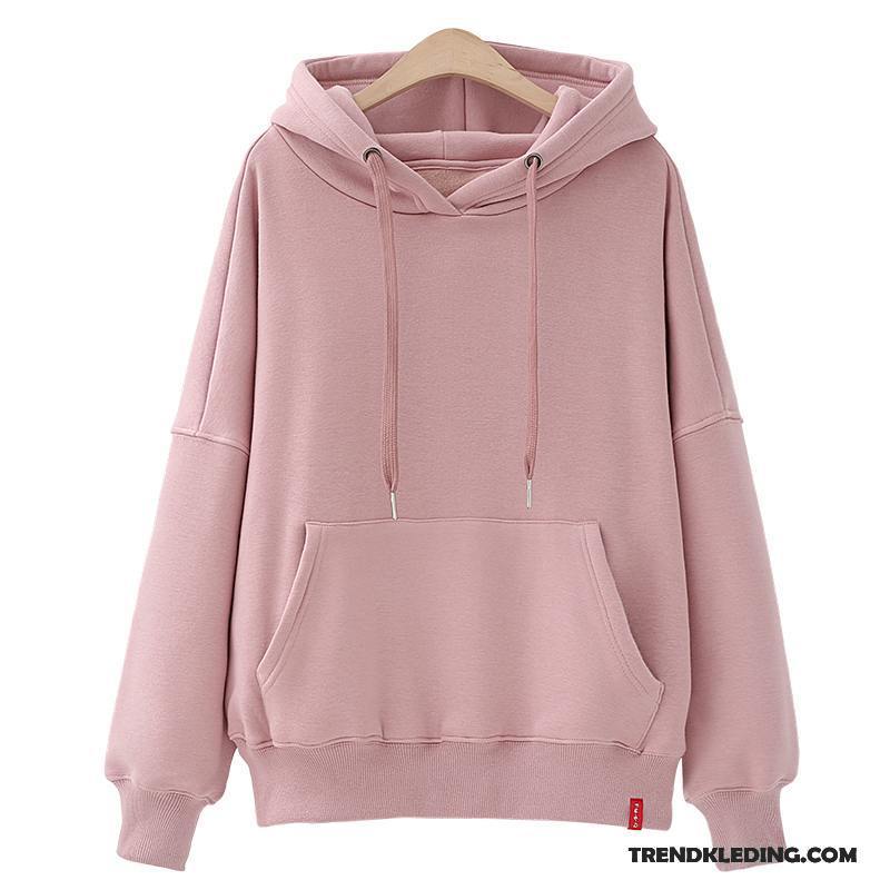 Hoodie Dames Trend Student Voorjaar Nieuw 2018 Losse Rood Zwart