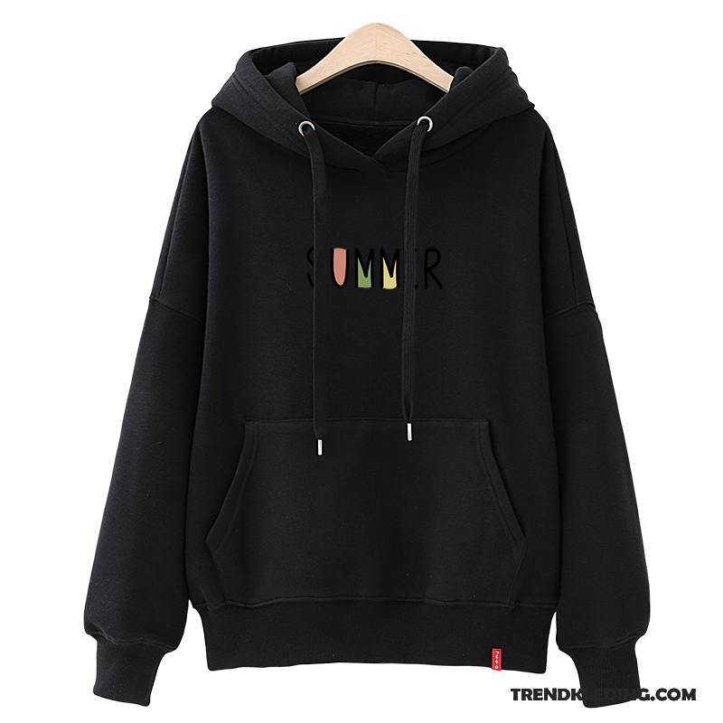 Hoodie Dames Trend Student Voorjaar Nieuw 2018 Losse Rood Zwart